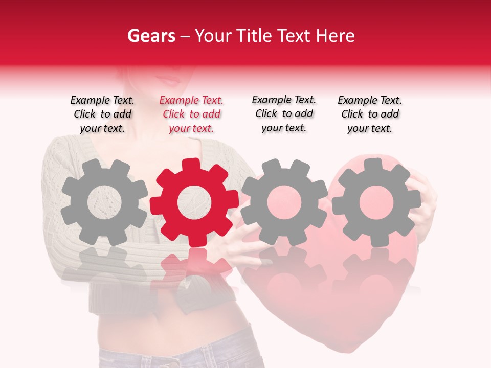 Happy Dream Lady PowerPoint Template