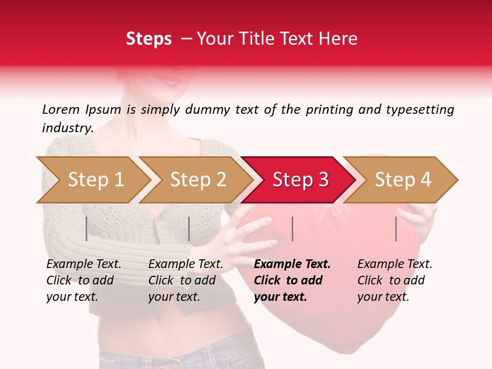 Happy Dream Lady PowerPoint Template