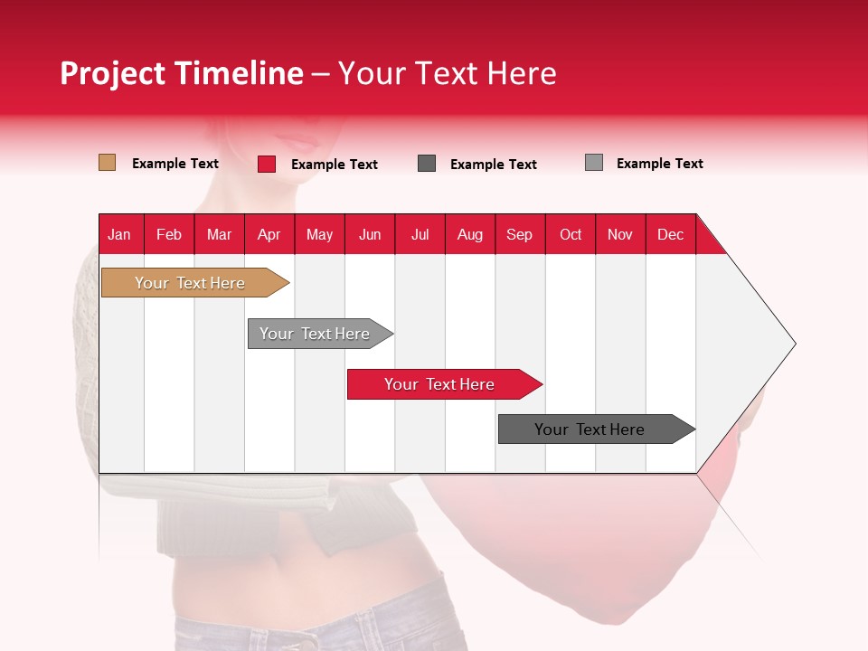 Happy Dream Lady PowerPoint Template