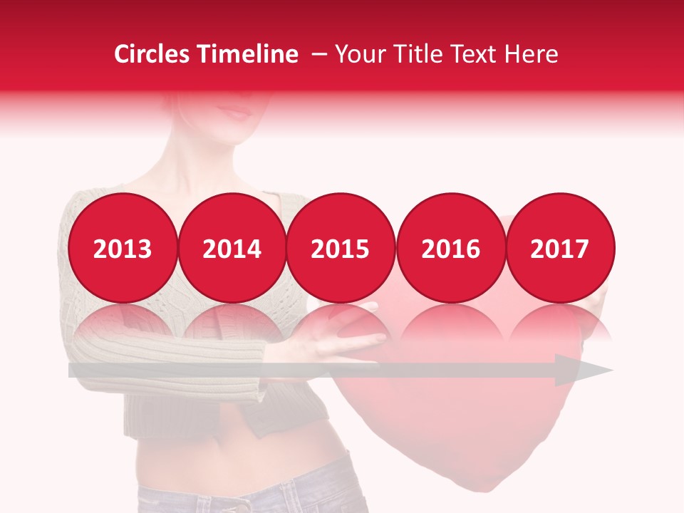 Happy Dream Lady PowerPoint Template