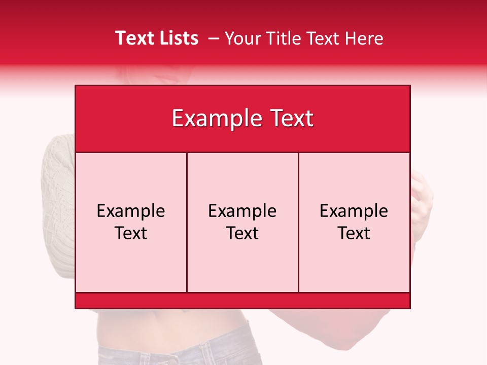 Happy Dream Lady PowerPoint Template