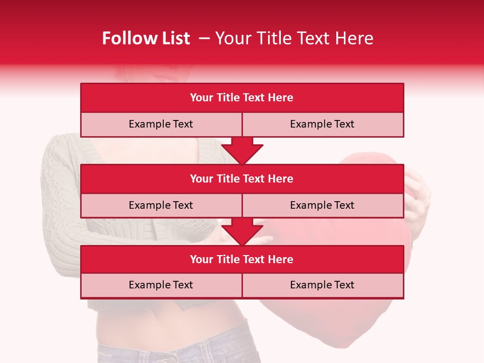 Happy Dream Lady PowerPoint Template