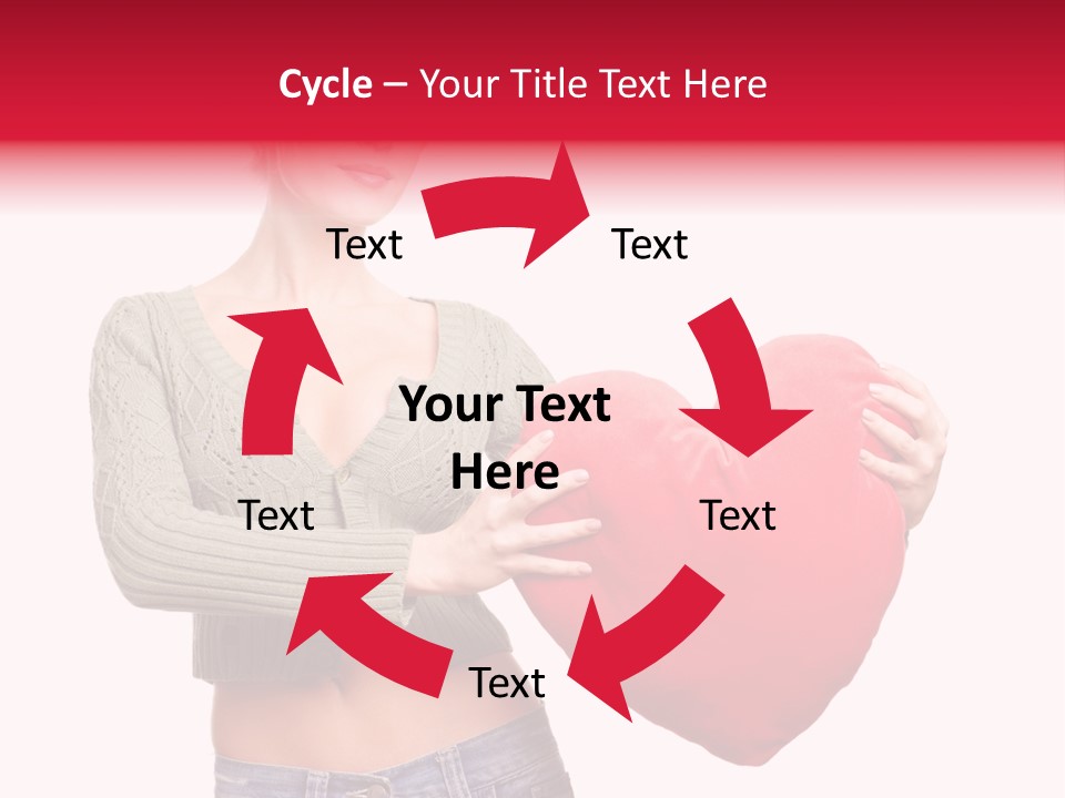 Happy Dream Lady PowerPoint Template