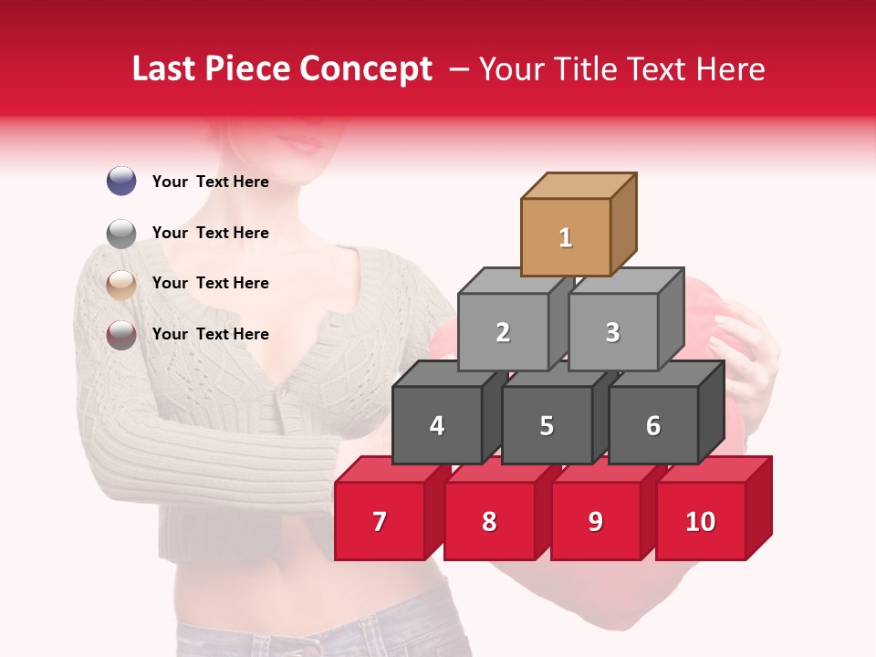 Happy Dream Lady PowerPoint Template