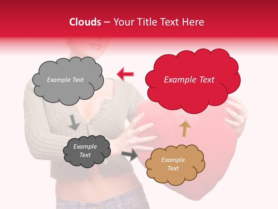 Happy Dream Lady PowerPoint Template