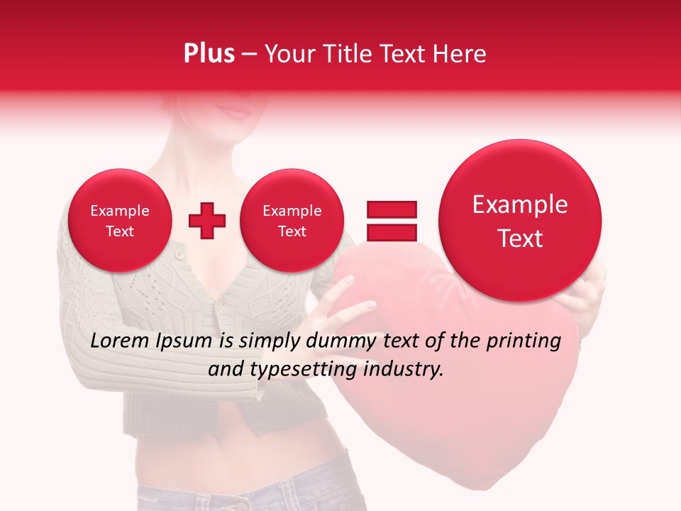 Happy Dream Lady PowerPoint Template