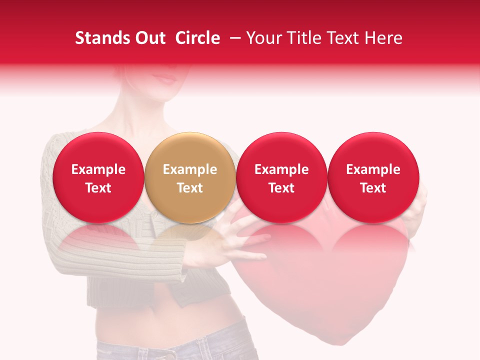 Happy Dream Lady PowerPoint Template