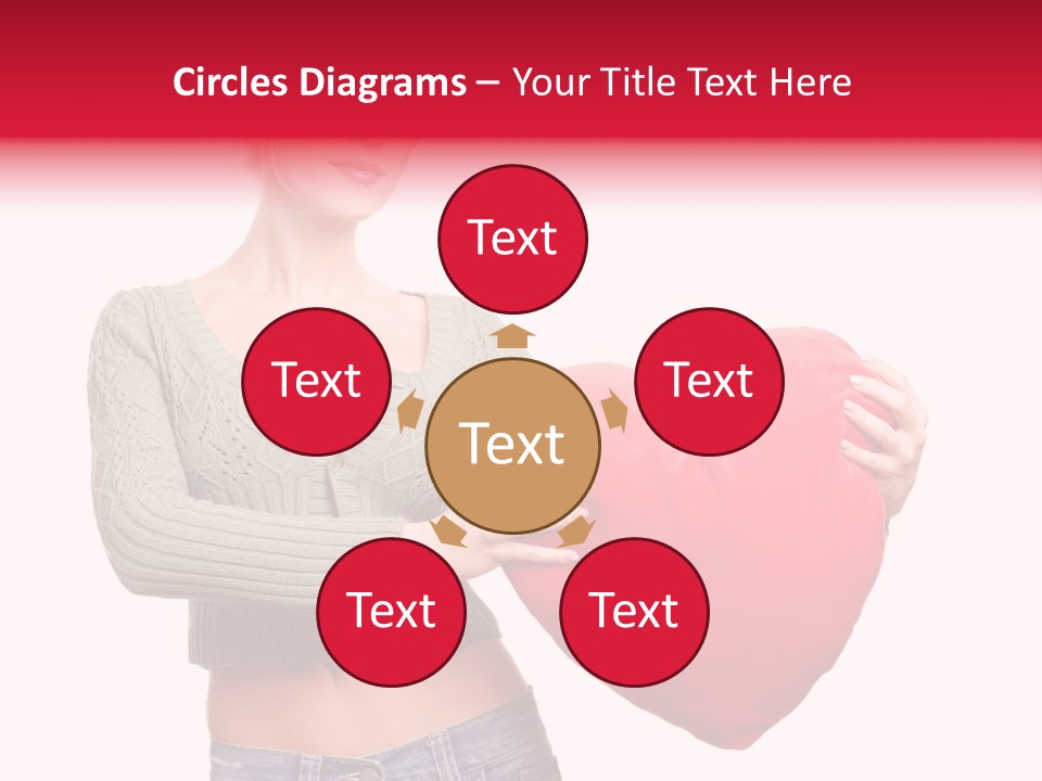 Happy Dream Lady PowerPoint Template