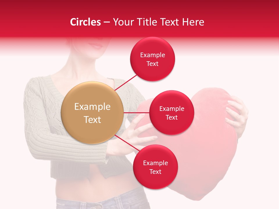 Happy Dream Lady PowerPoint Template