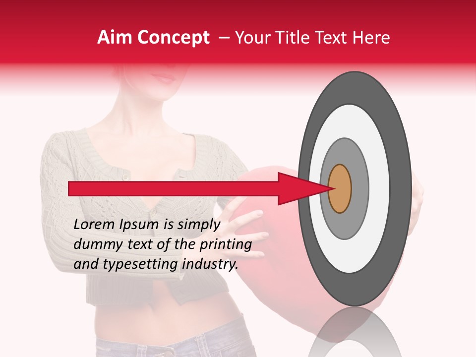 Happy Dream Lady PowerPoint Template