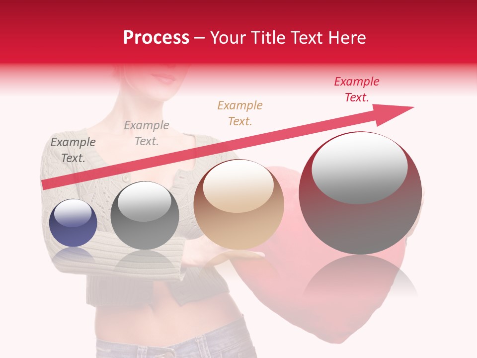 Happy Dream Lady PowerPoint Template