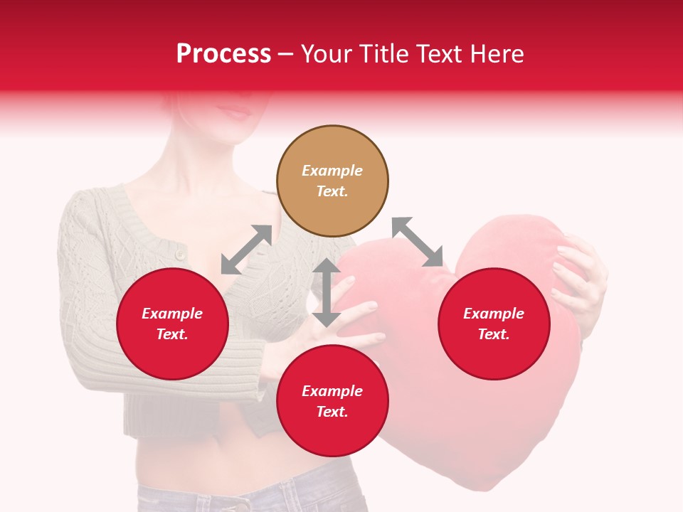 Happy Dream Lady PowerPoint Template