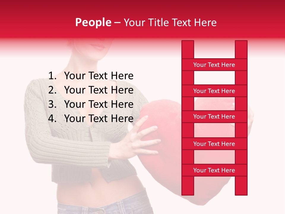 Happy Dream Lady PowerPoint Template