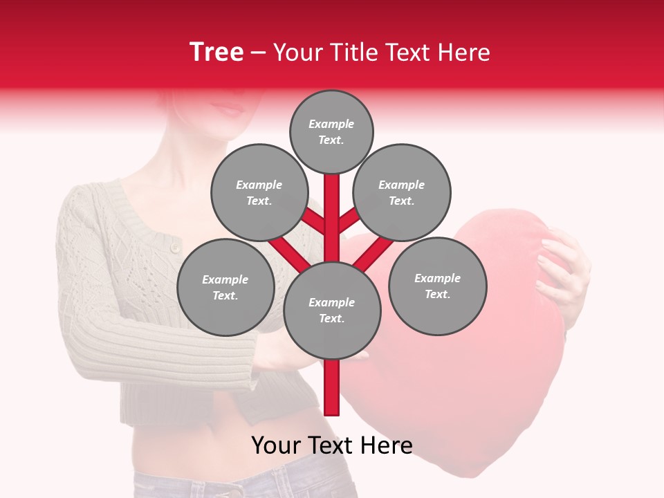 Happy Dream Lady PowerPoint Template