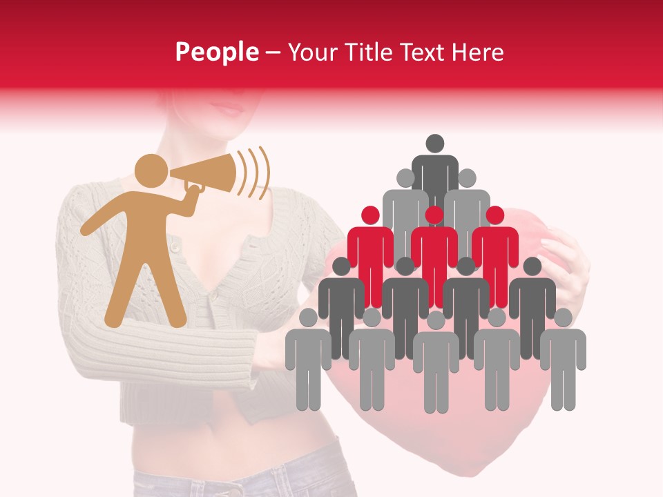 Happy Dream Lady PowerPoint Template