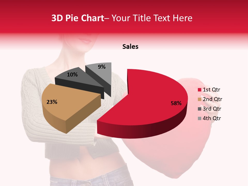 Happy Dream Lady PowerPoint Template