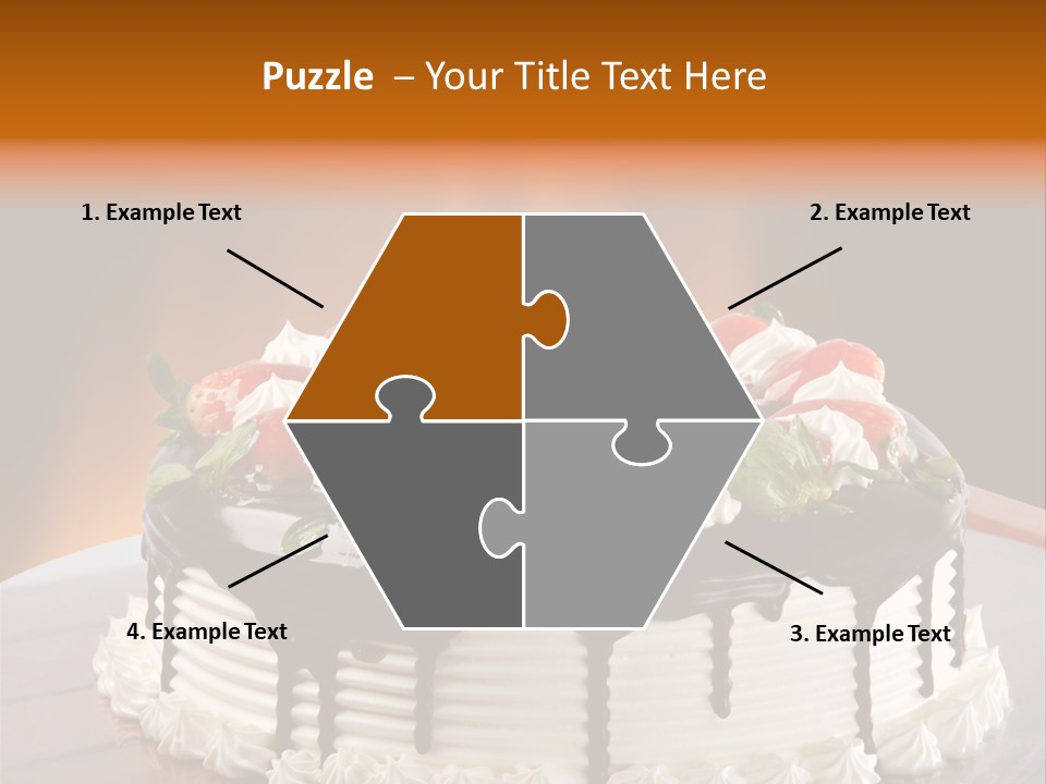 Decoration Cream Background PowerPoint Template