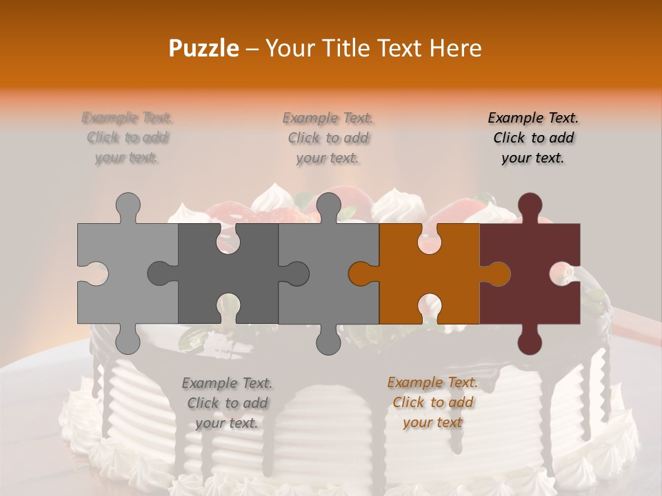 Decoration Cream Background PowerPoint Template