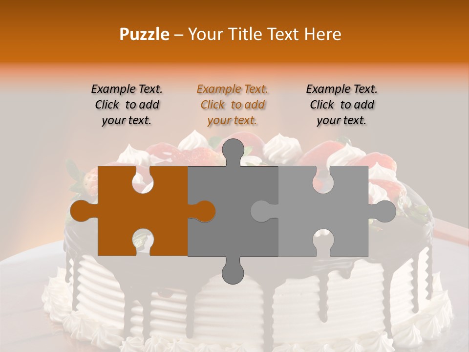 Decoration Cream Background PowerPoint Template