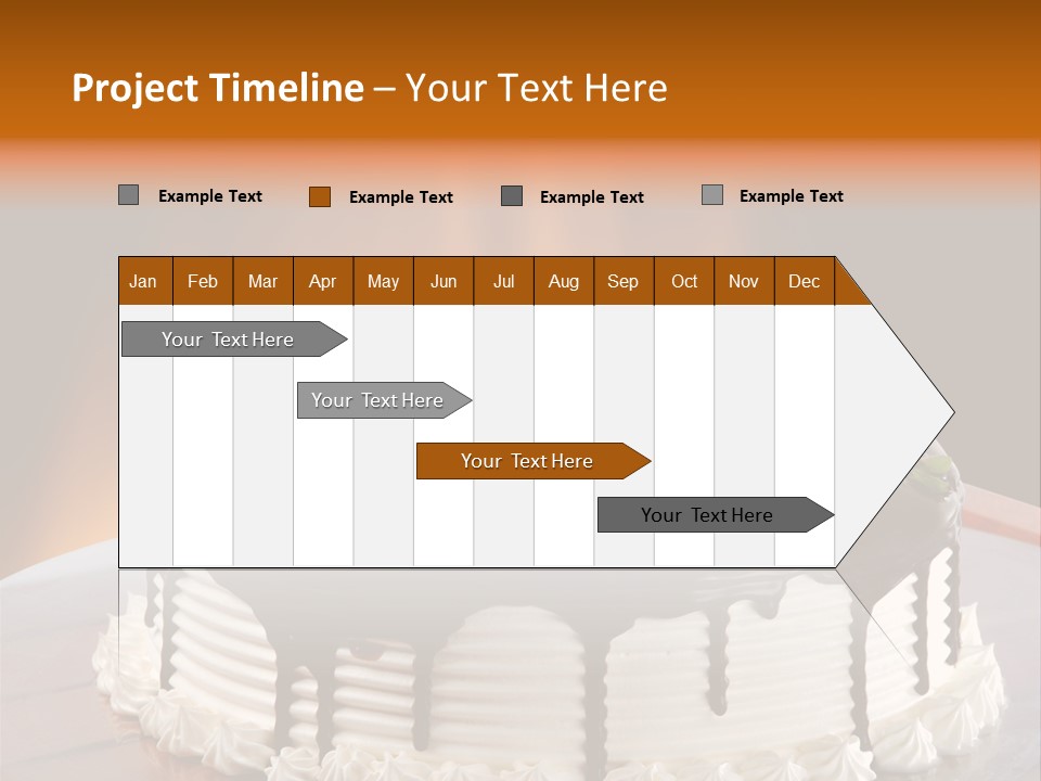 Decoration Cream Background PowerPoint Template