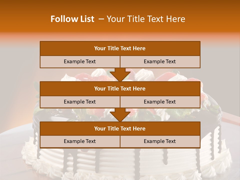 Decoration Cream Background PowerPoint Template