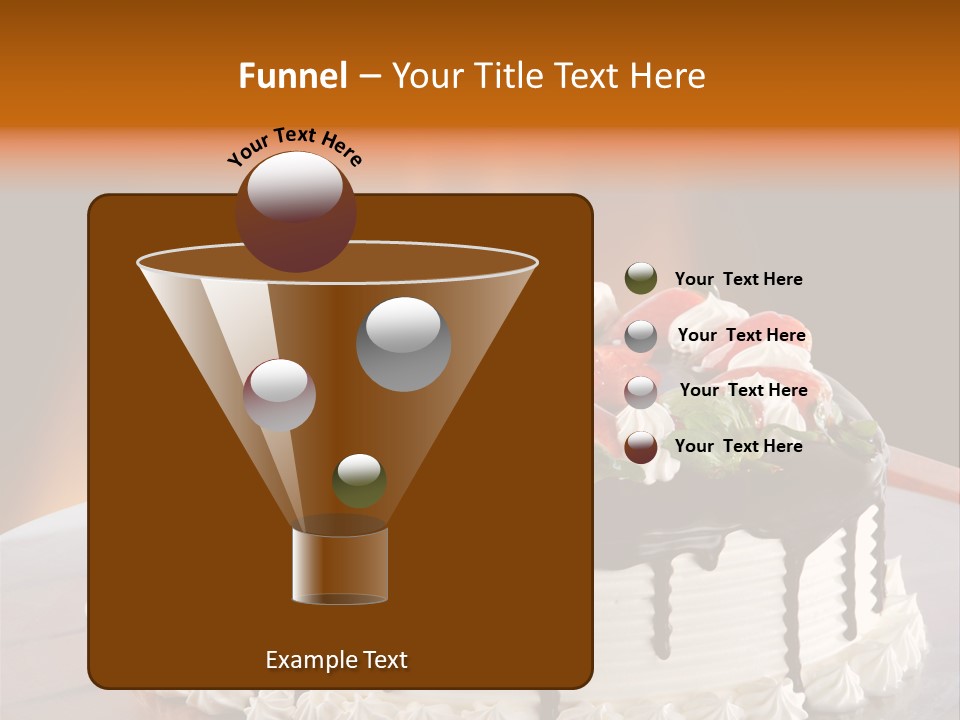 Decoration Cream Background PowerPoint Template