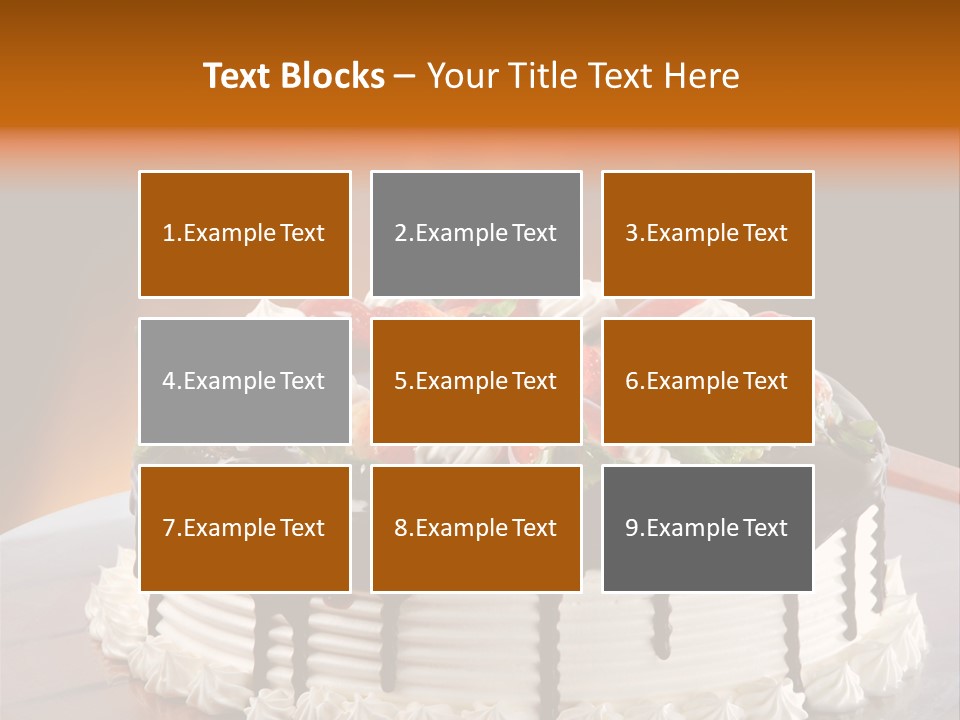 Decoration Cream Background PowerPoint Template