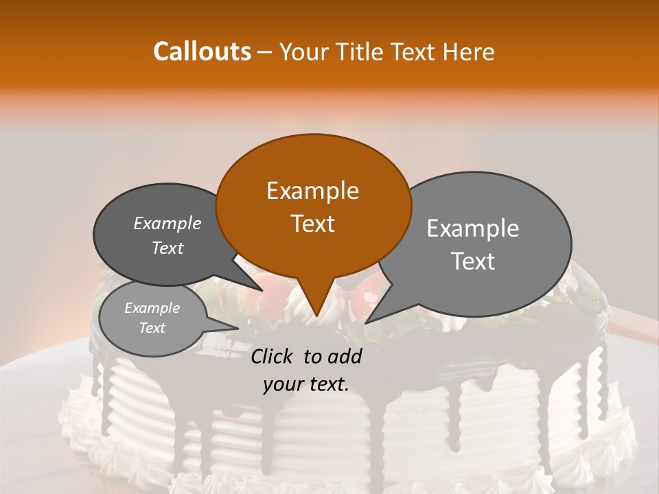 Decoration Cream Background PowerPoint Template