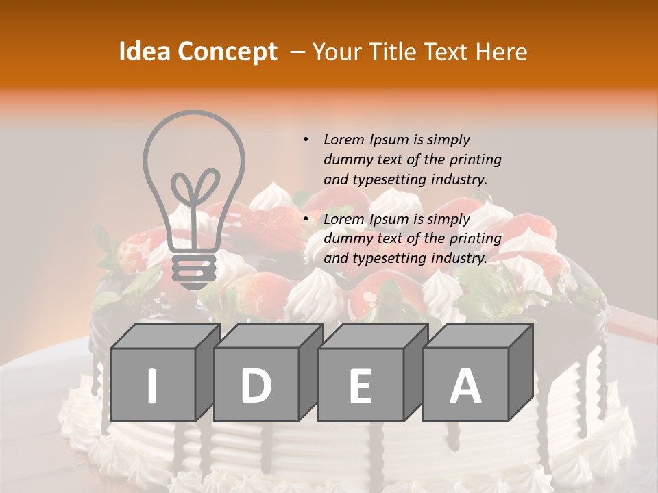 Decoration Cream Background PowerPoint Template