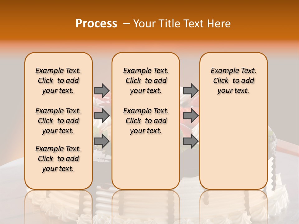 Decoration Cream Background PowerPoint Template