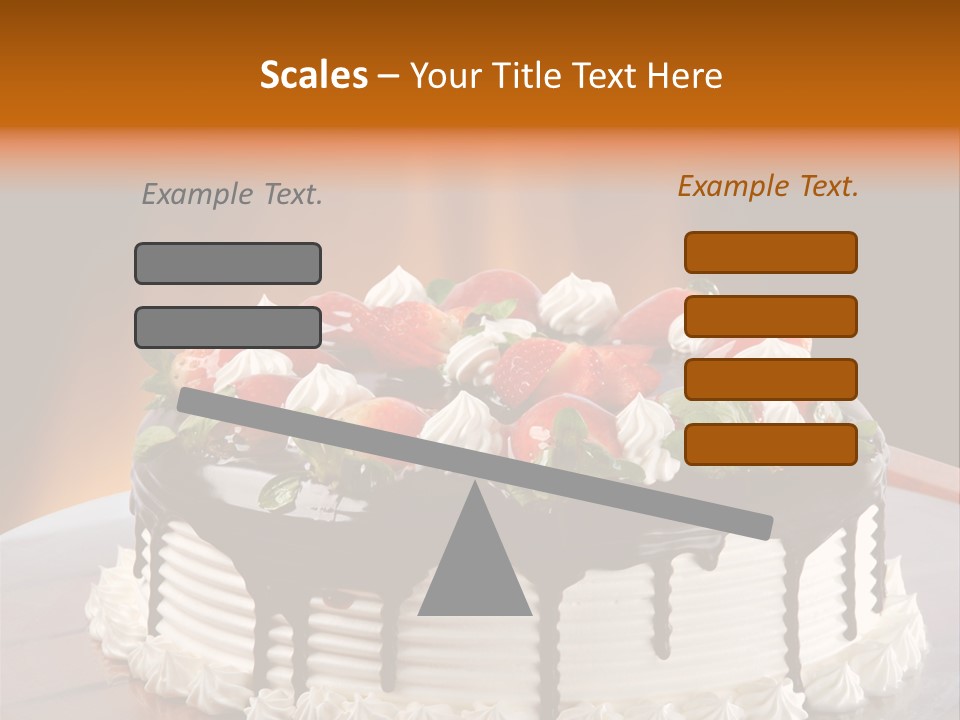 Decoration Cream Background PowerPoint Template