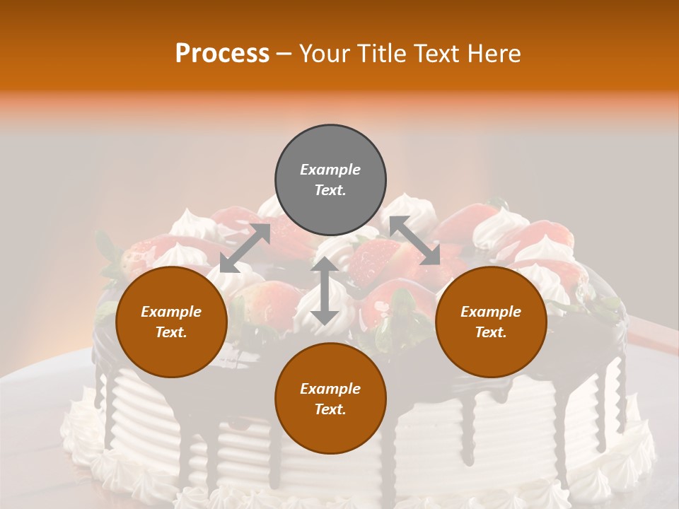 Decoration Cream Background PowerPoint Template