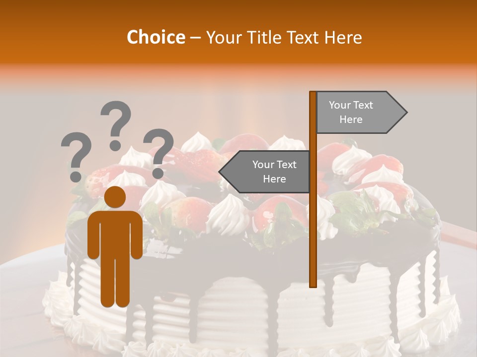 Decoration Cream Background PowerPoint Template