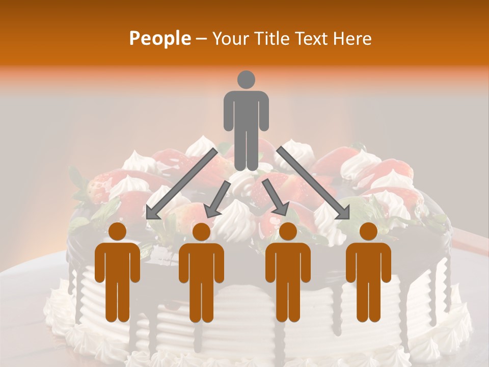 Decoration Cream Background PowerPoint Template