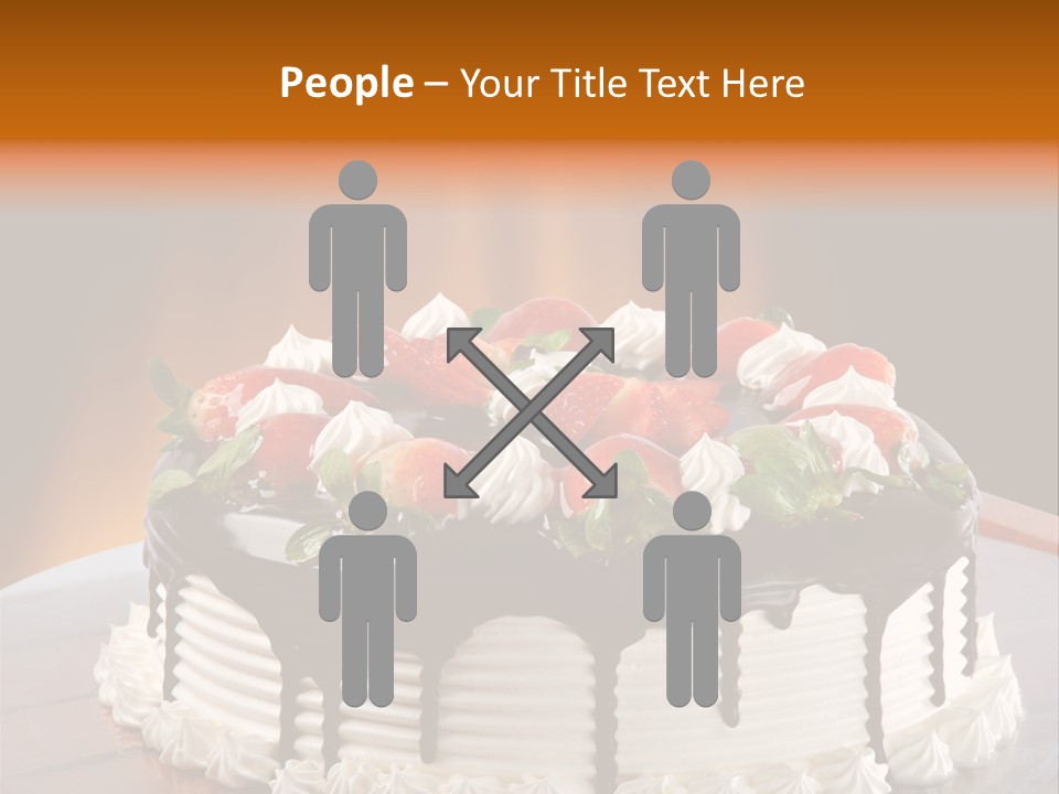 Decoration Cream Background PowerPoint Template