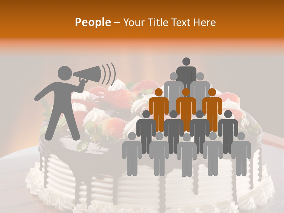 Decoration Cream Background PowerPoint Template