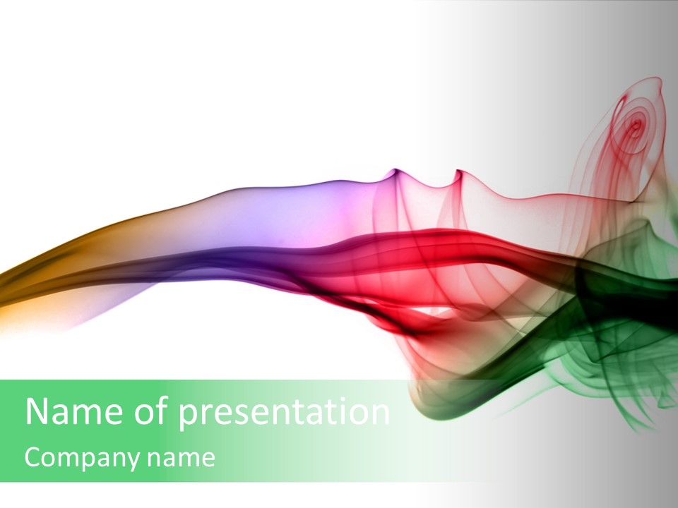 Color Pattern Background PowerPoint Template