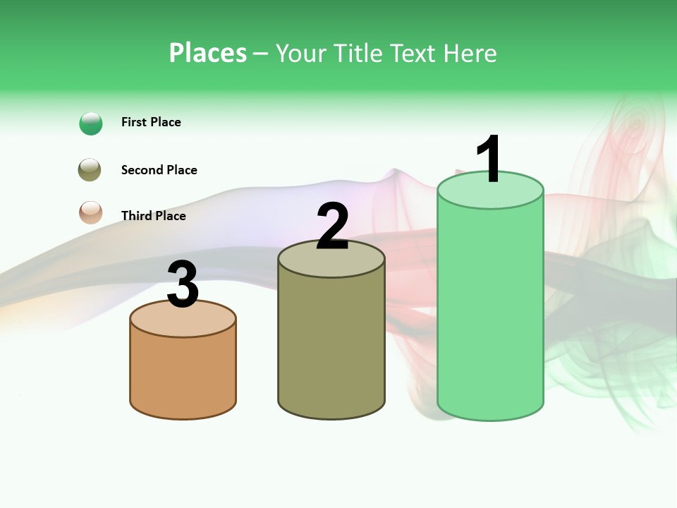 Color Pattern Background PowerPoint Template