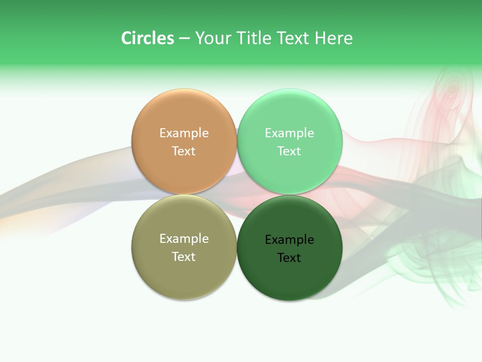 Color Pattern Background PowerPoint Template