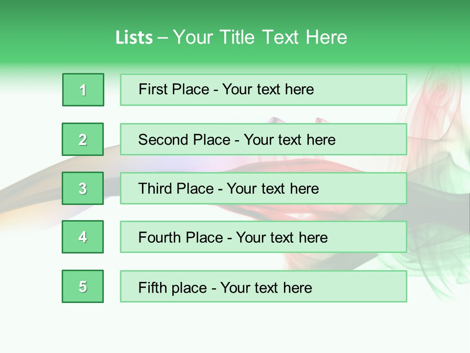 Color Pattern Background PowerPoint Template