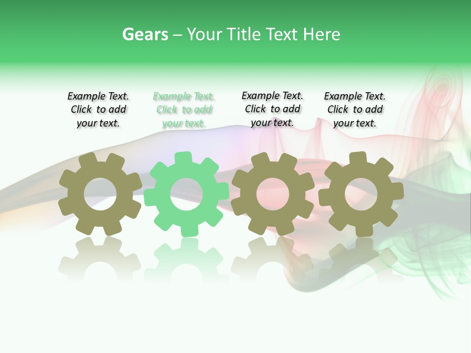 Color Pattern Background PowerPoint Template