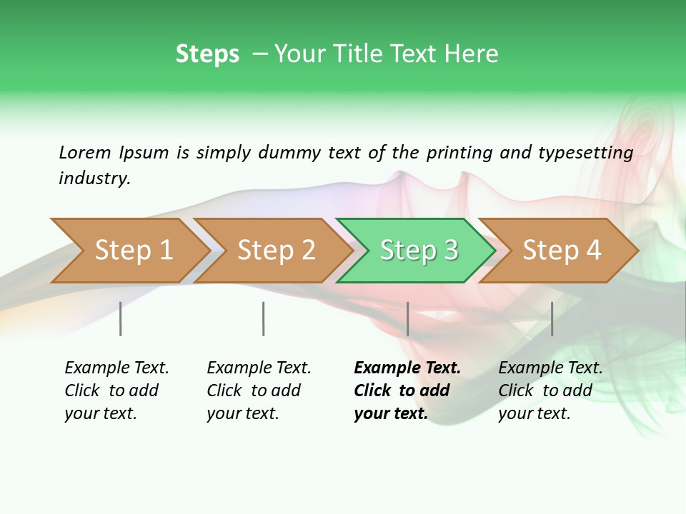 Color Pattern Background PowerPoint Template
