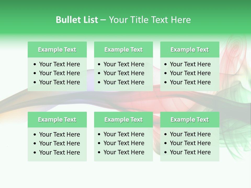 Color Pattern Background PowerPoint Template