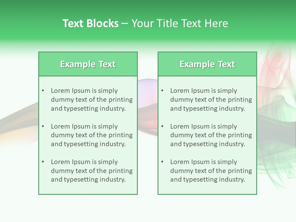 Color Pattern Background PowerPoint Template