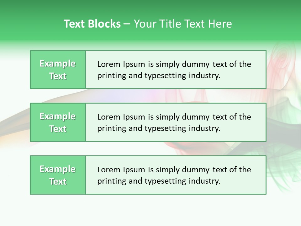 Color Pattern Background PowerPoint Template