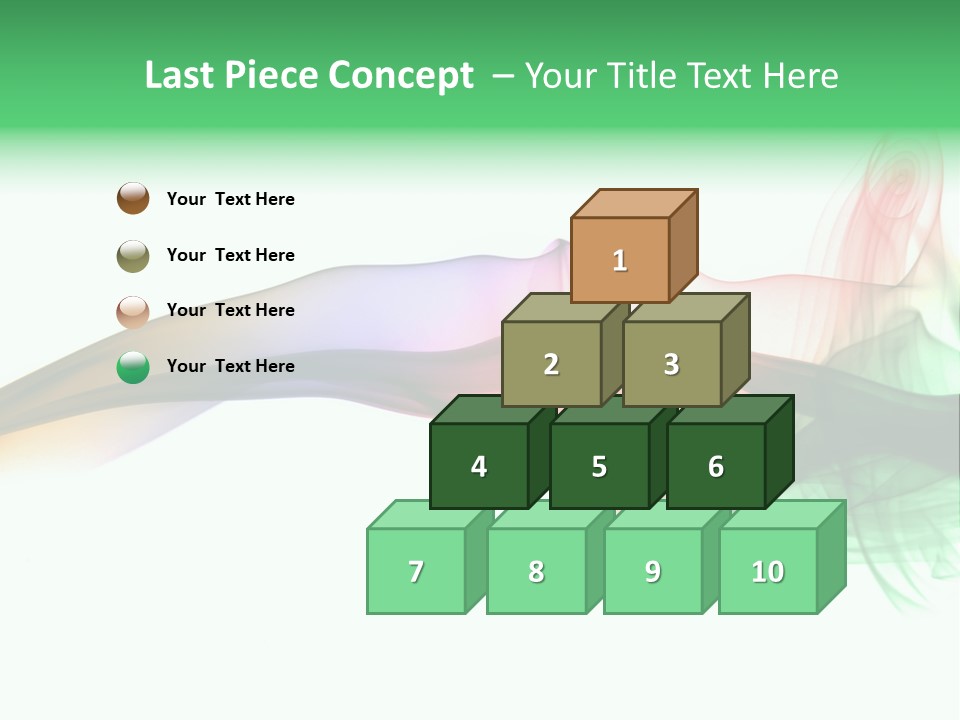 Color Pattern Background PowerPoint Template