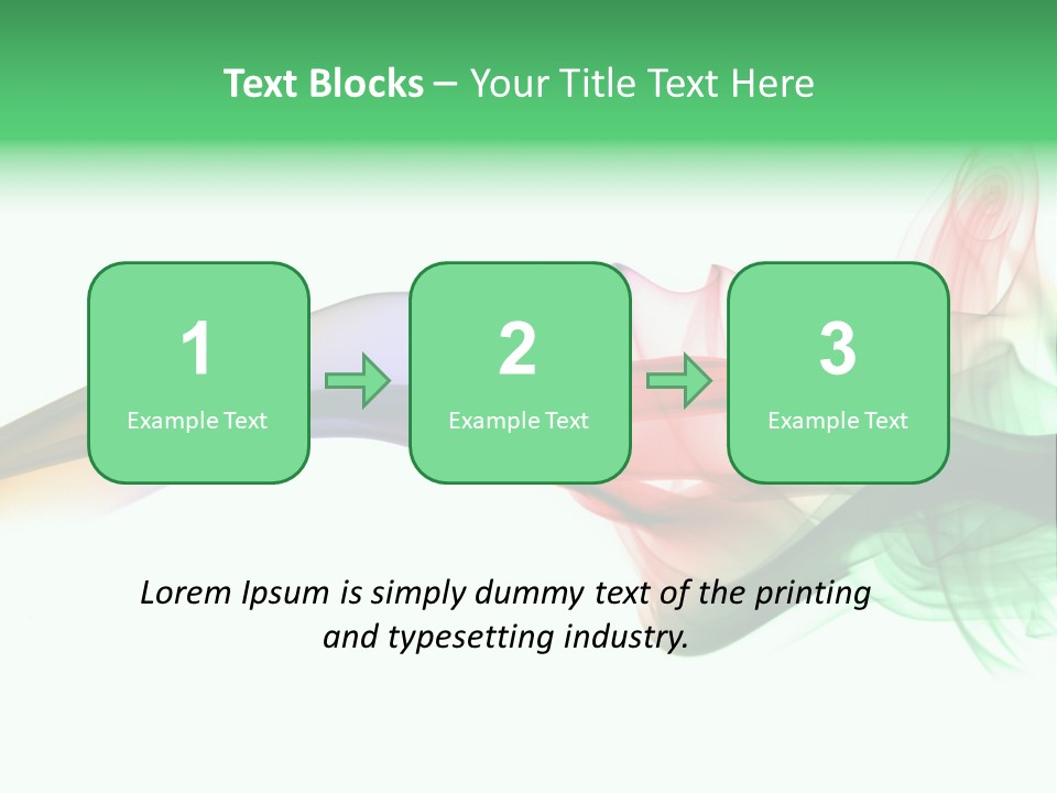 Color Pattern Background PowerPoint Template