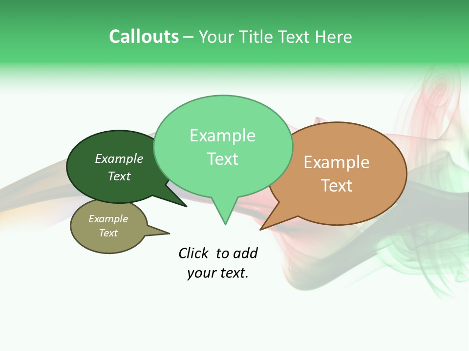 Color Pattern Background PowerPoint Template