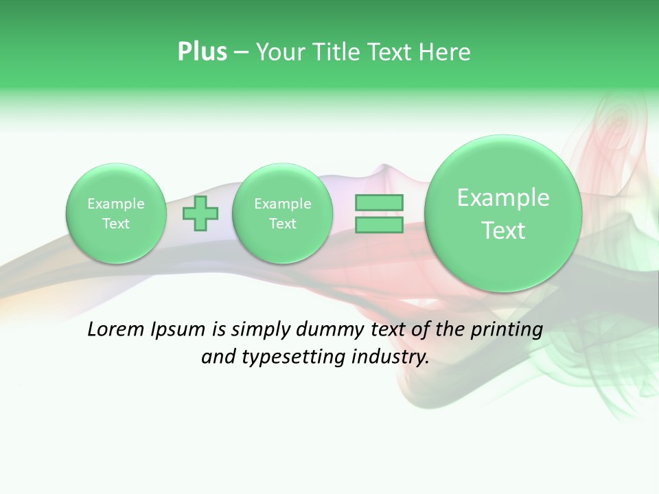 Color Pattern Background PowerPoint Template
