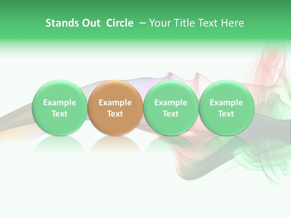 Color Pattern Background PowerPoint Template